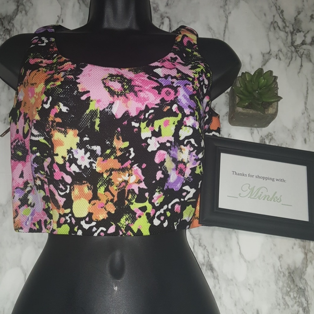 Floral Vera & Lucy Crop Top